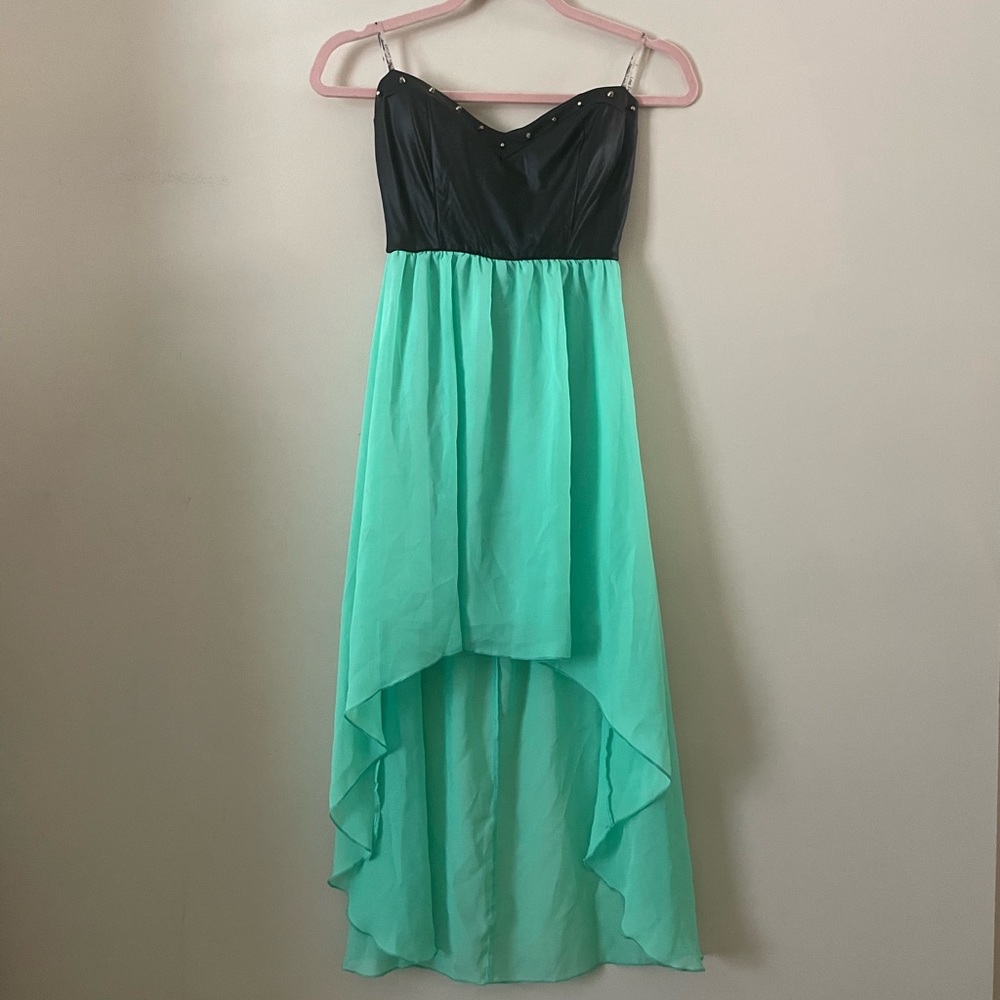 High Low Stud Dress